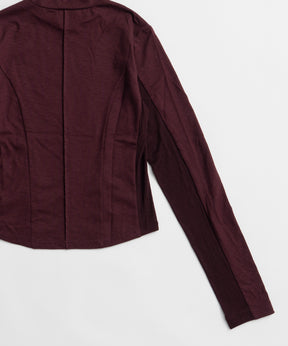 【26WINTER PRE-ORDER】British Worsted Cotton High Neck Top