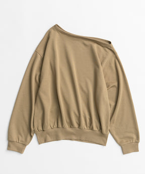 【26AUTUMN PRE-ORDER】2WAY Off-Shoulder Sweatshirt