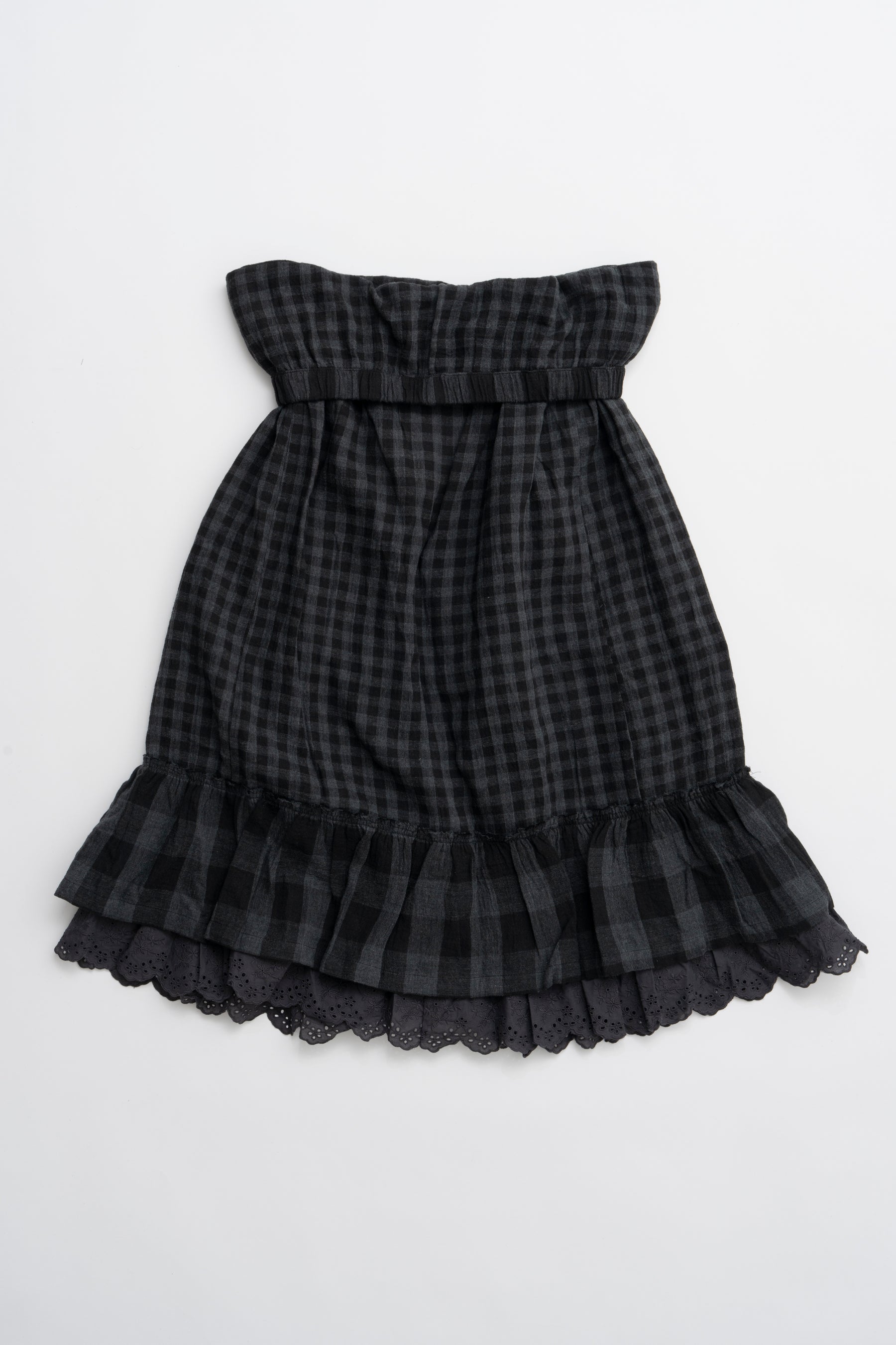 [开放YY]编织的腰部分层裙子