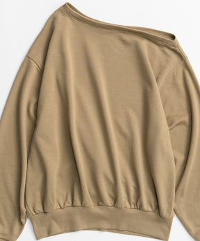 【26AUTUMN PRE-ORDER】2WAY Off-Shoulder Sweatshirt