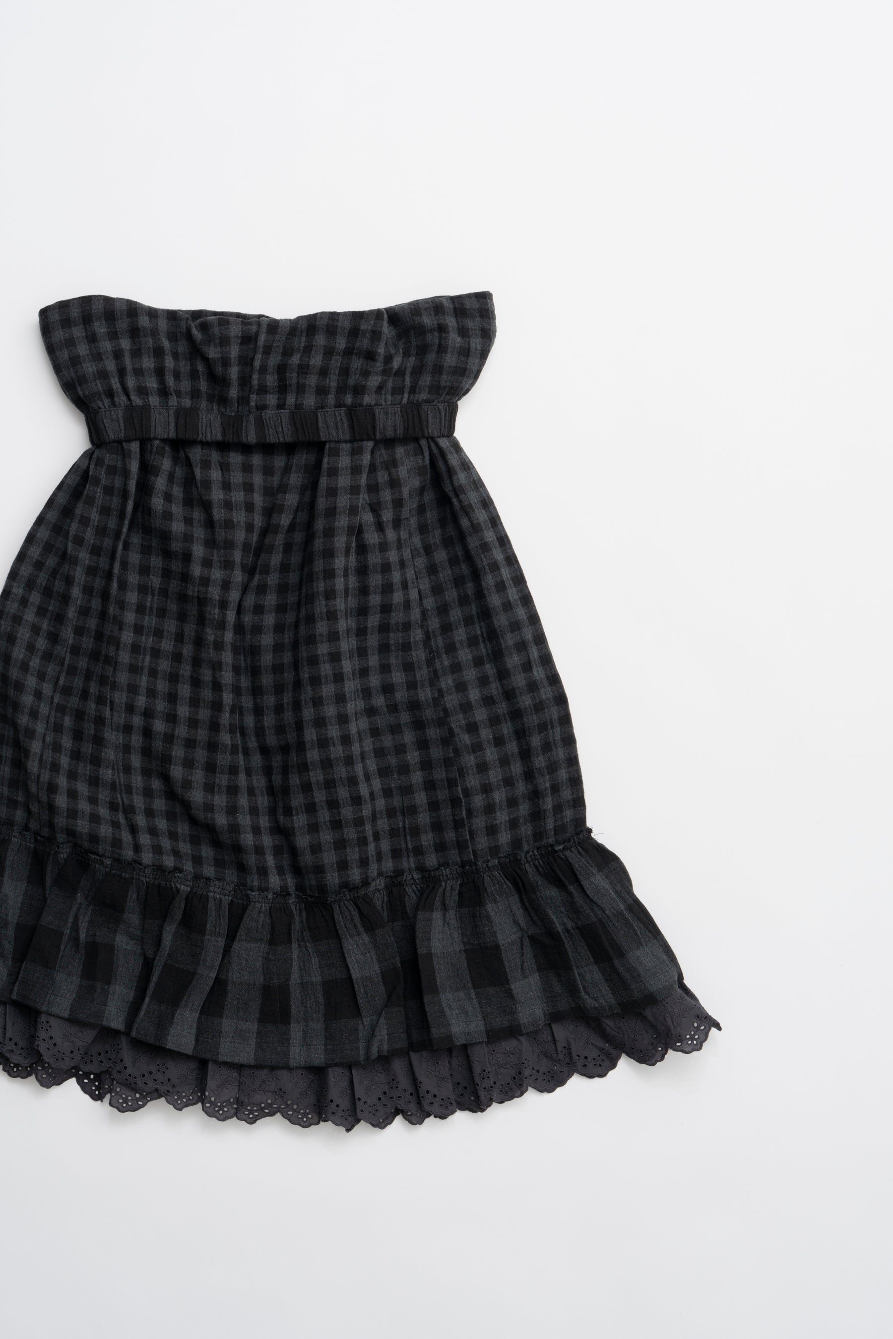 open yy 今季の巻きスカート OPEN YY】Woven ROLLED WAIST TIERED SKIRT