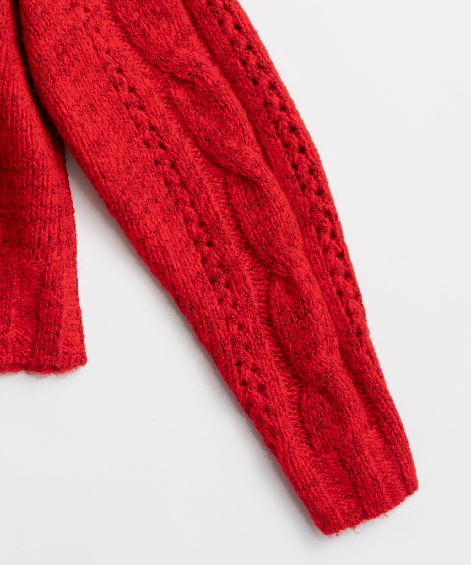 【26WINTER PRE-ORDER】Cable Hoodie Short Knit