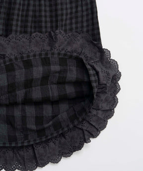 [开放YY]编织的腰部分层裙子