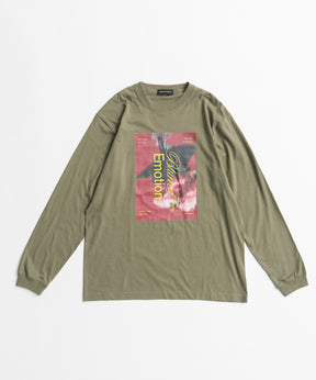 【26AUTUMN PRE-ORDER】Blurred Emotion Logo Print Long Sleeve T-Shirt