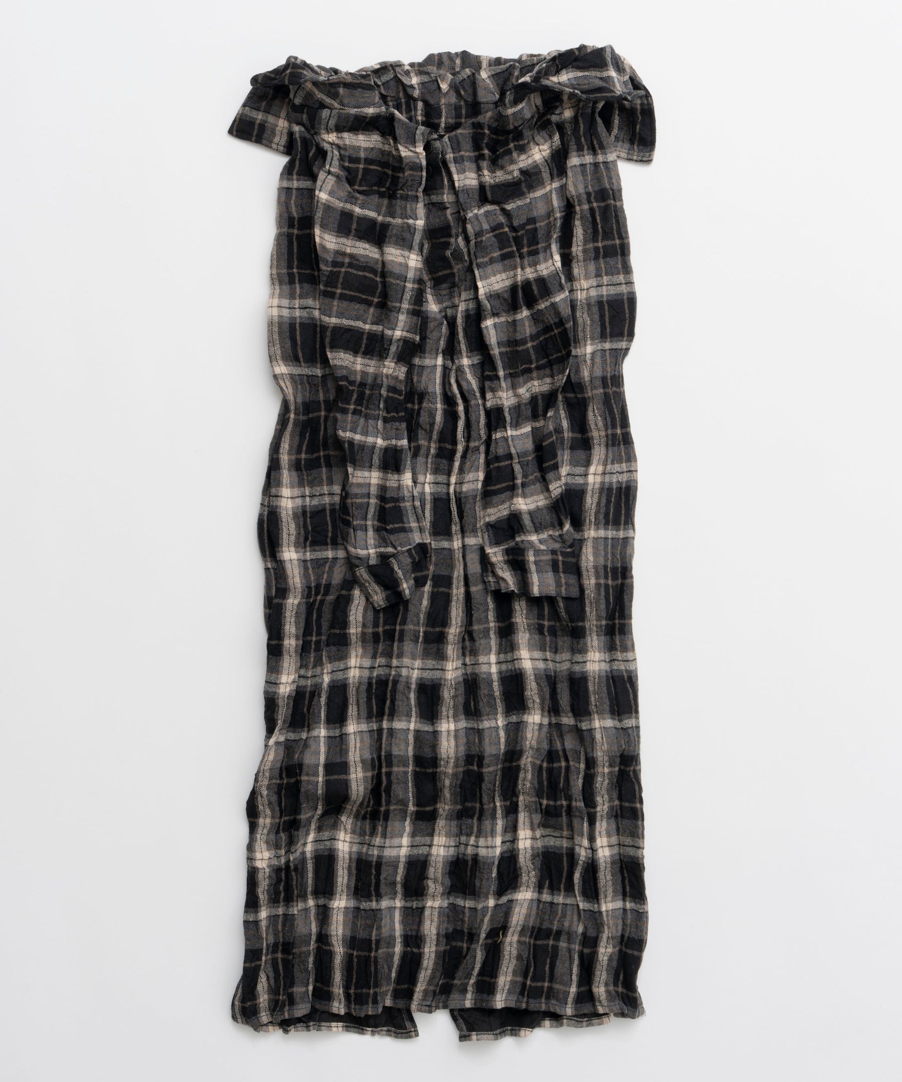 [开放YY]编织皱纹的衬衫长裙