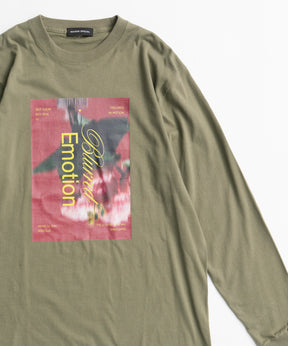 【26AUTUMN PRE-ORDER】Blurred Emotion Logo Print Long Sleeve T-Shirt