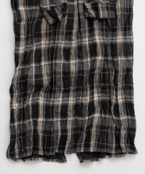 [开放YY]编织皱纹的衬衫长裙