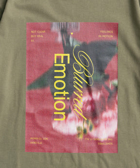 【26AUTUMN PRE-ORDER】Blurred Emotion Logo Print Long Sleeve T-Shirt