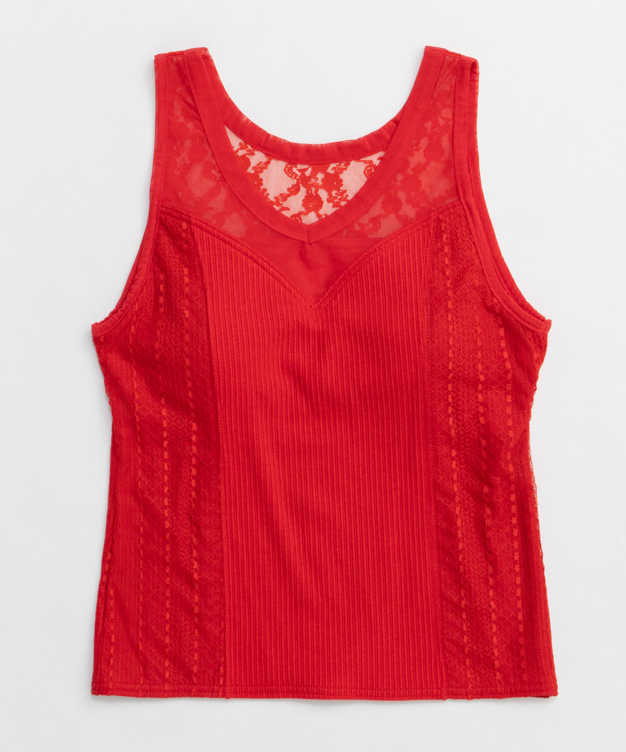 【25SPRING PRE-ORDER】2way See-through Combination Tank Top