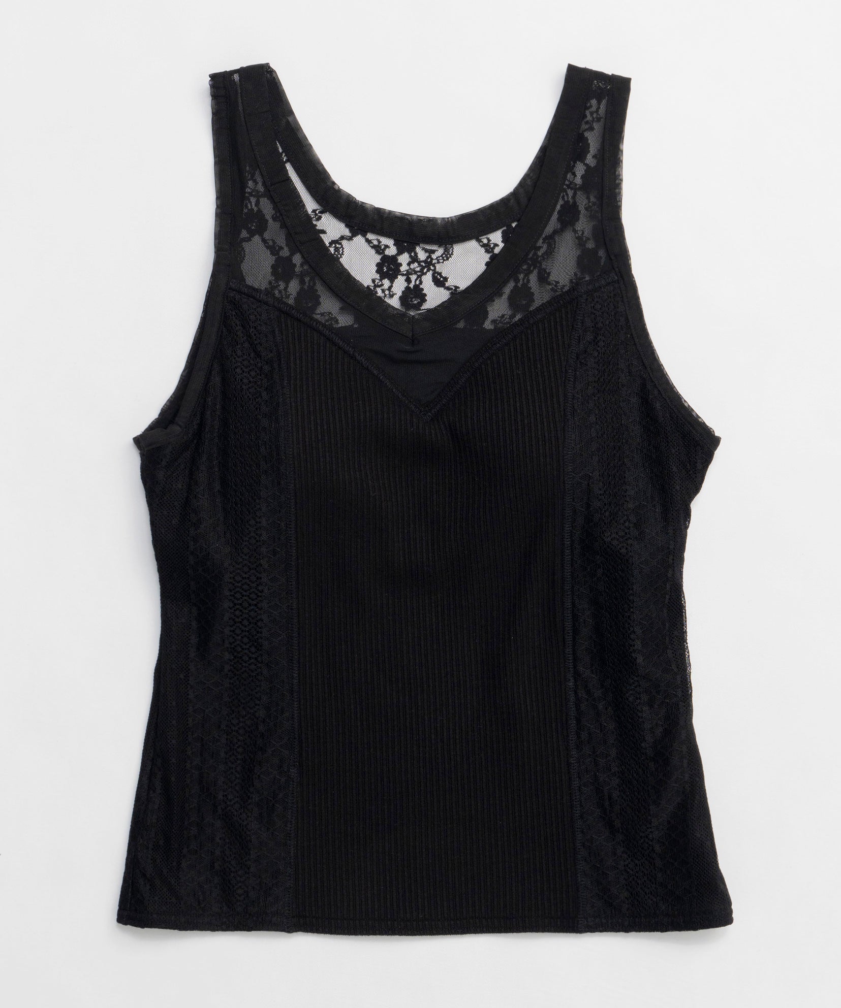 【25SPRING PRE-ORDER】2way See-through Combination Tank Top