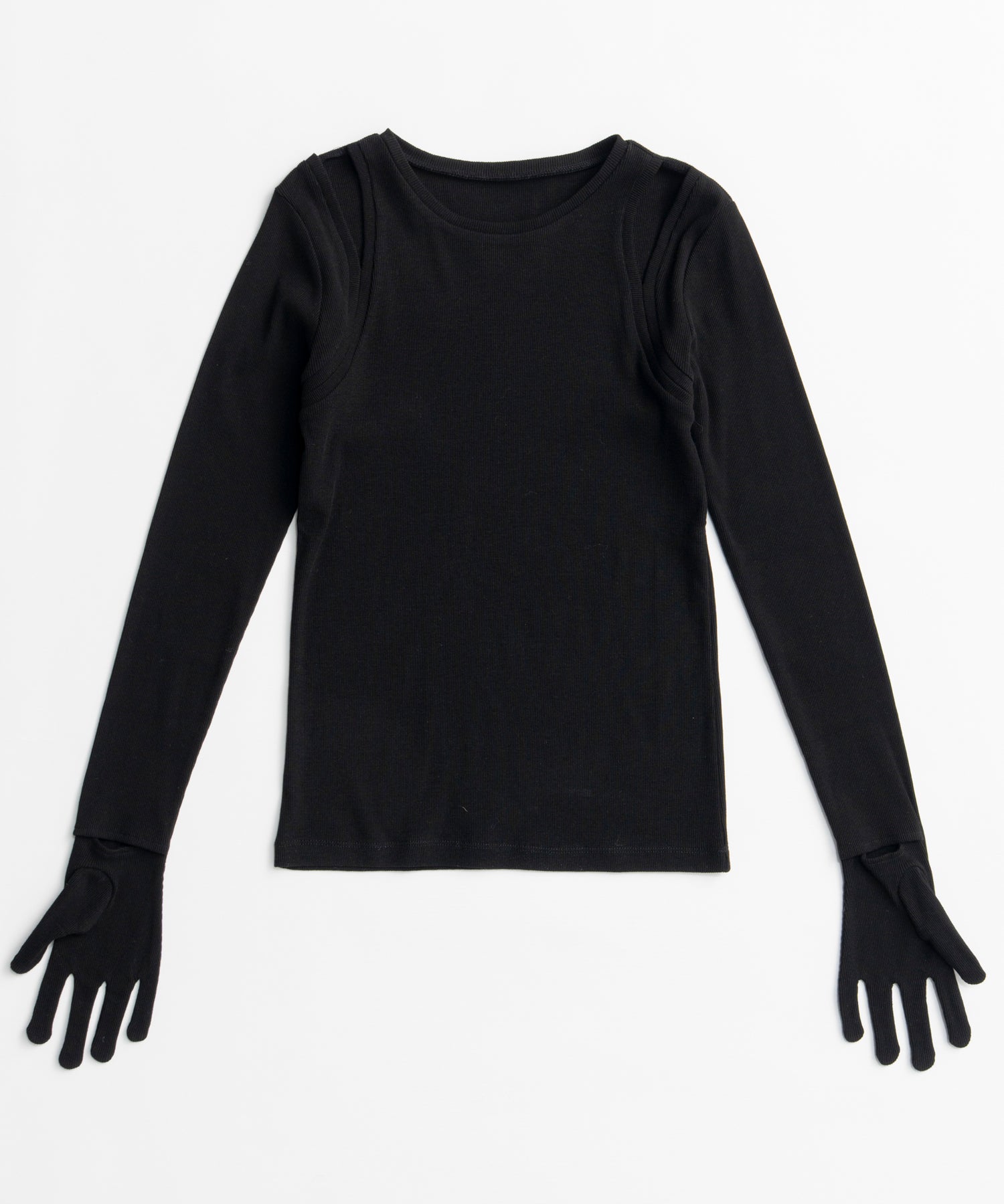 【26AUTUMN PRE-ORDER】Glove Rib Jersey Top