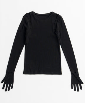 【26AUTUMN PRE-ORDER】Glove Rib Jersey Top