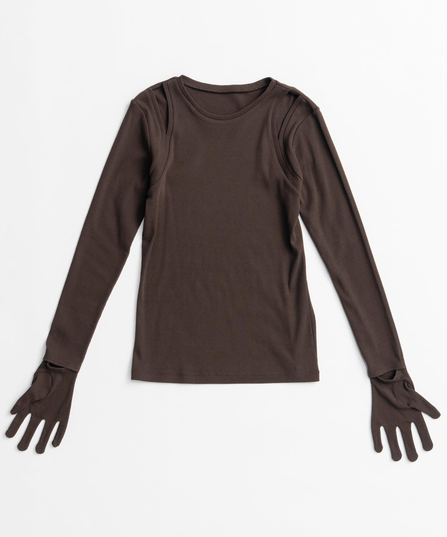 【26AUTUMN PRE-ORDER】Glove Rib Jersey Top