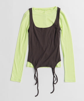 【26AUTUMN PRE-ORDER】Layered Sheer Top