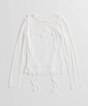 【26AUTUMN PRE-ORDER】Layered Sheer Top