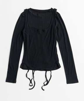 【26AUTUMN PRE-ORDER】Layered Sheer Top
