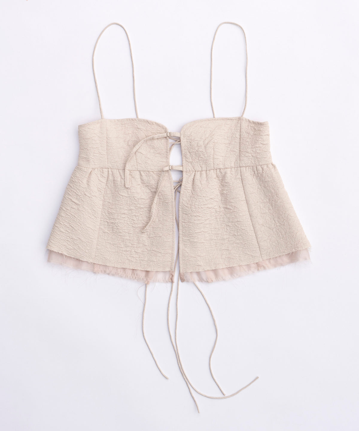 【24SUMMER PRE-ORDER】Floating Jacquard Camisole Tops