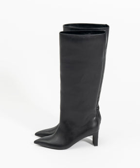 Pointed Wide Long Boots