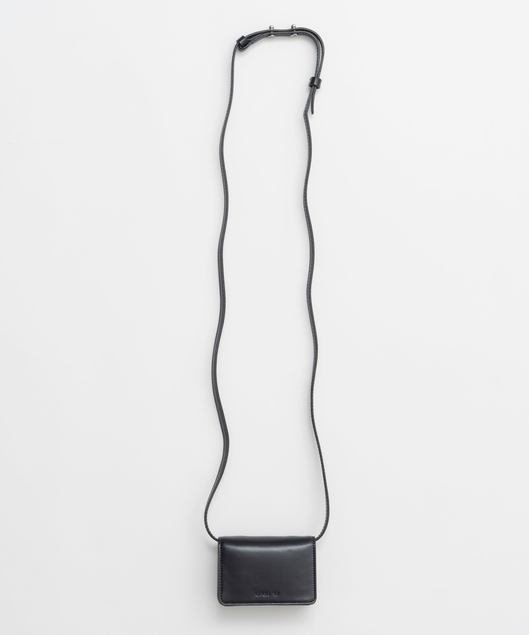 OPEN YY】Leather MICRO STUD WALLET BAG