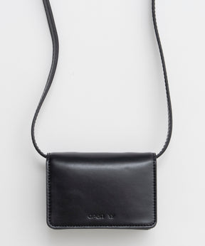 [打开YY]皮革微型钉钱包袋