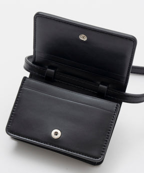 [打开YY]皮革微型钉钱包袋