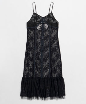 【25SPRING PRE-ORDER】Lace Docking Camisole Onepiece