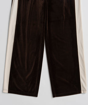【26WINTER PRE-ORDER】Side Line Velour Jersey Pants