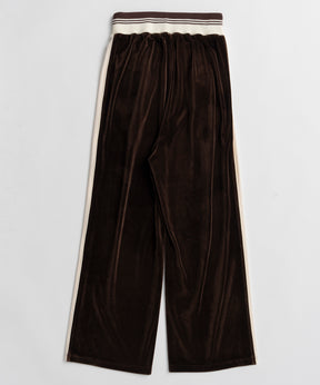 【26WINTER PRE-ORDER】Side Line Velour Jersey Pants