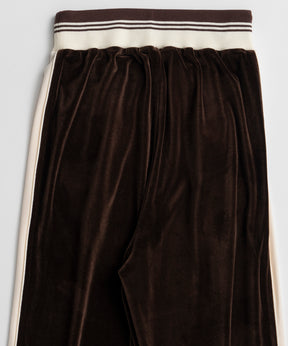 【26WINTER PRE-ORDER】Side Line Velour Jersey Pants