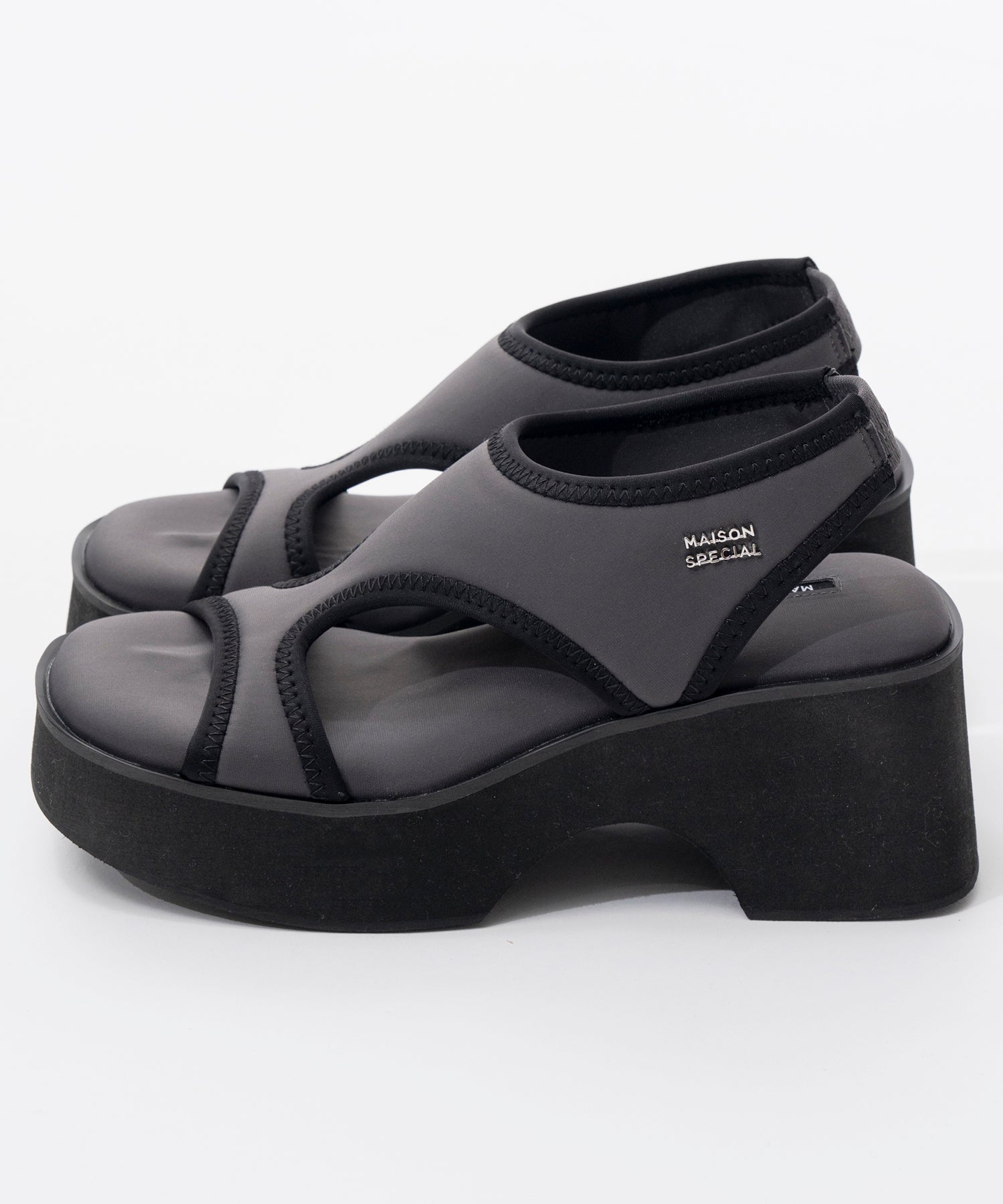 【26SPRING PRE-ORDER】Side-Open Stretch Sandals