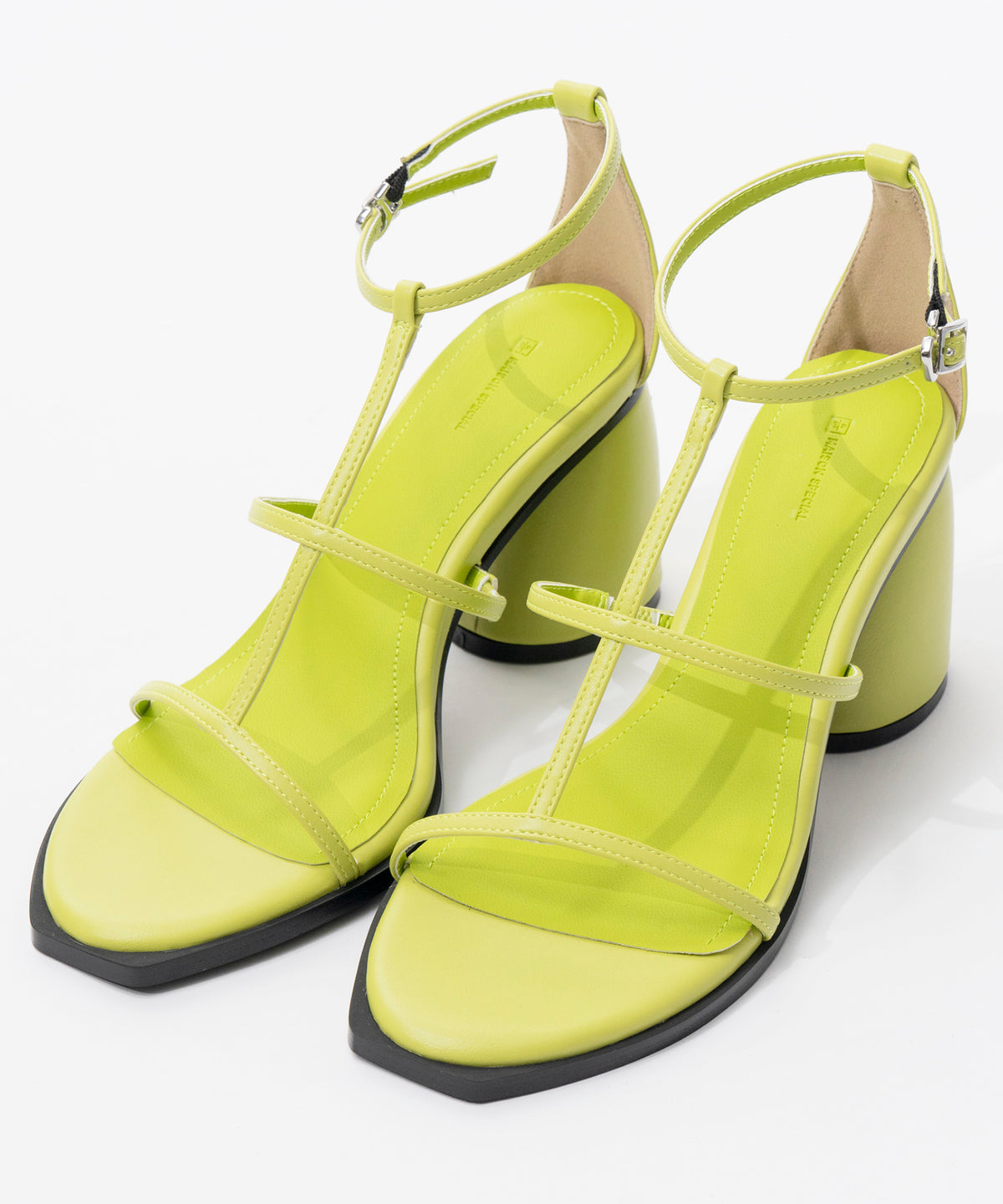 【26SPRING PRE-ORDER】Plump Heel Nude Sandals