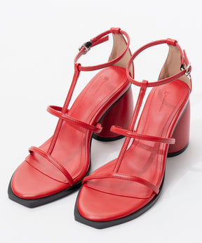 【26SPRING PRE-ORDER】Plump Heel Nude Sandals