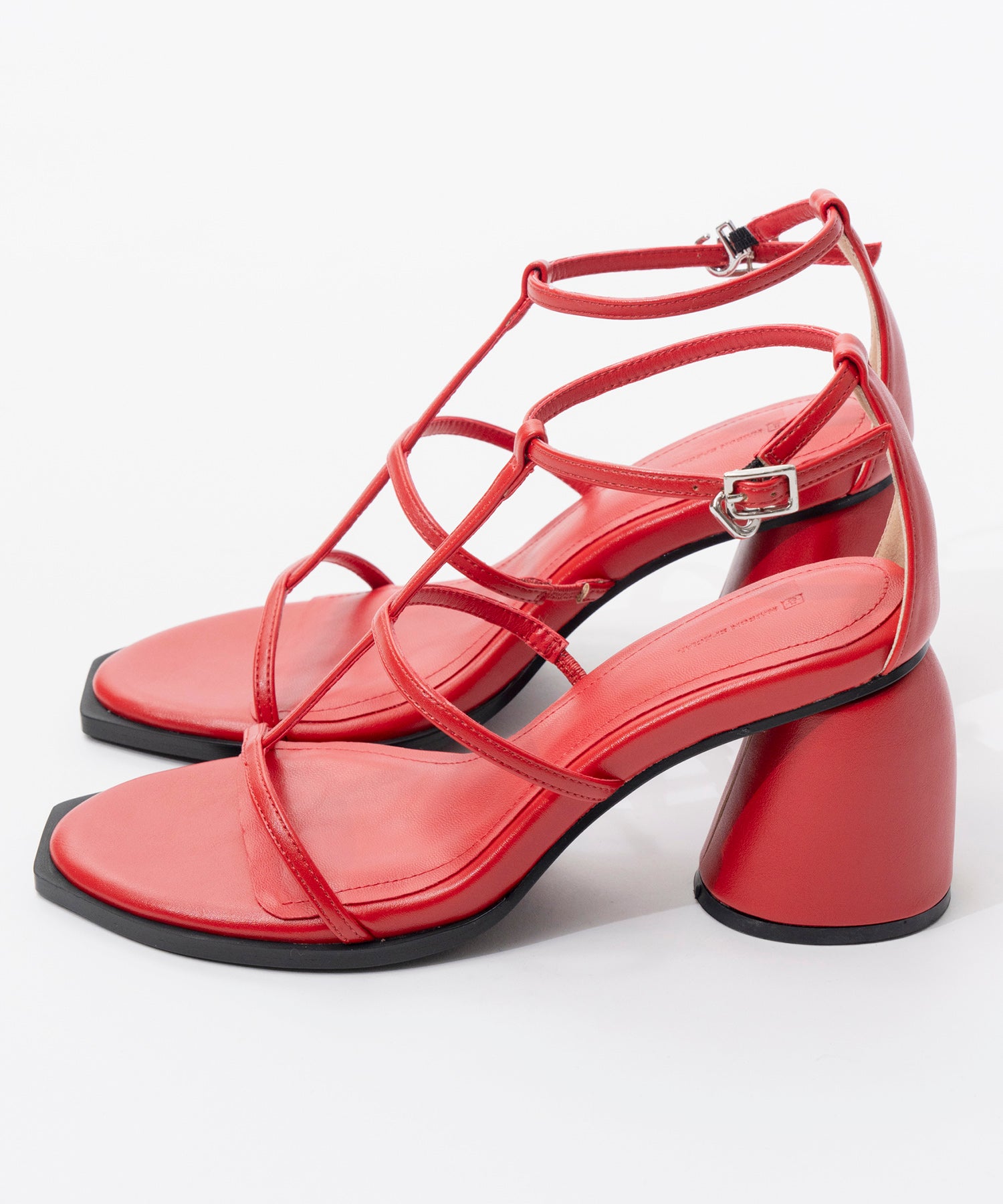 【26SPRING PRE-ORDER】Plump Heel Nude Sandals