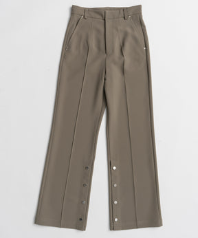 【26WINTER COLLECTION】Double Cloth Button-Slit Flare Pants