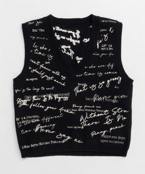 【25SPRING PRE-ORDER】Embroidery Vest