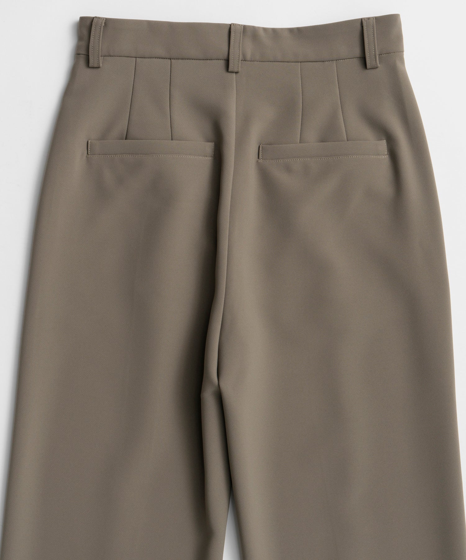 【26WINTER COLLECTION】Double Cloth Button-Slit Flare Pants