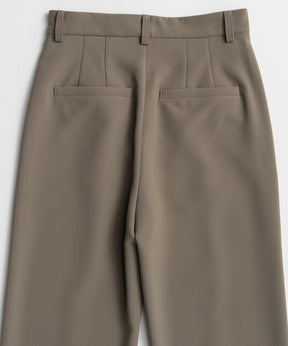 【26WINTER COLLECTION】Double Cloth Button-Slit Flare Pants