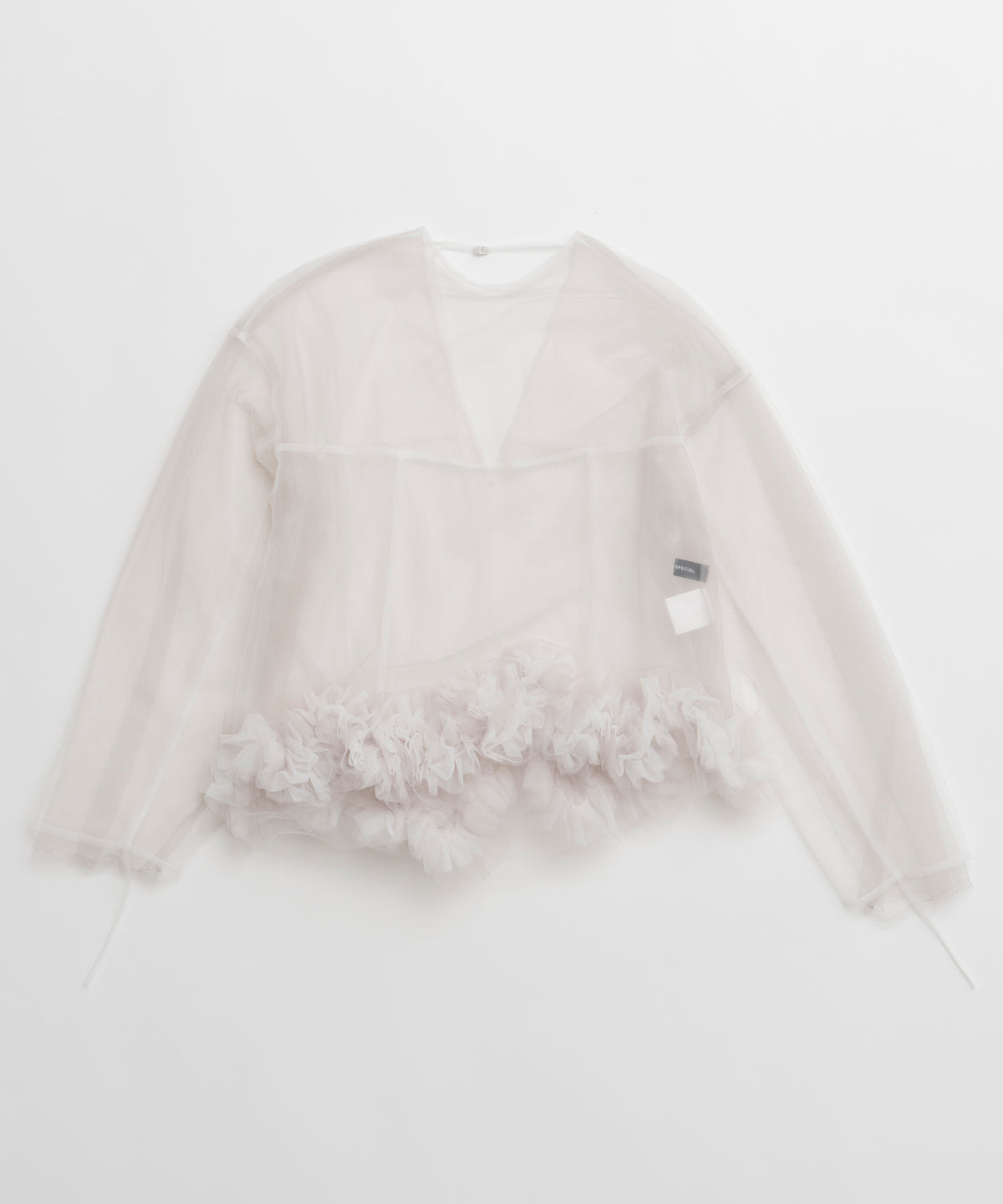 2way Flower Hem Tulle Top