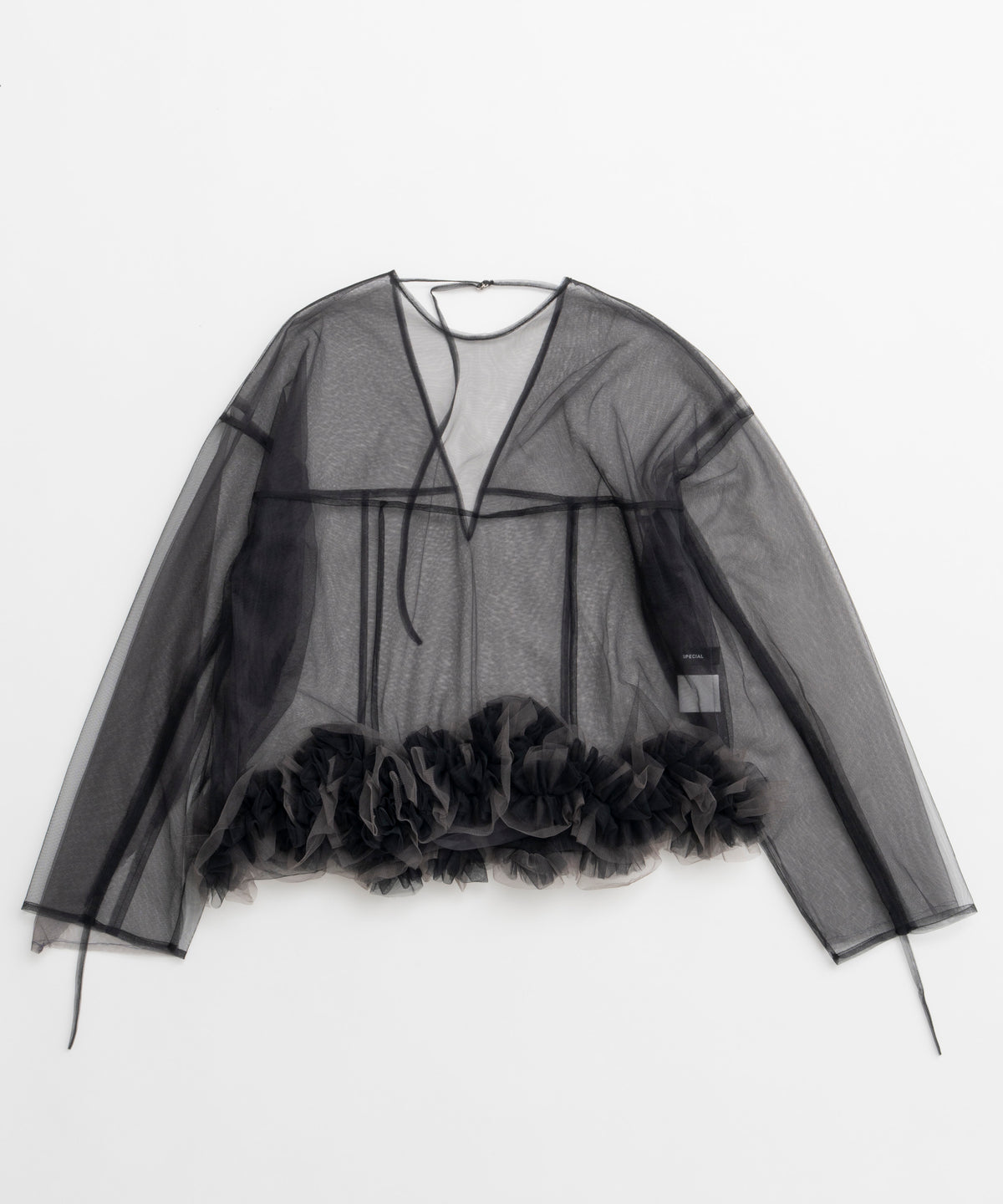 2way Flower Hem Tulle Top