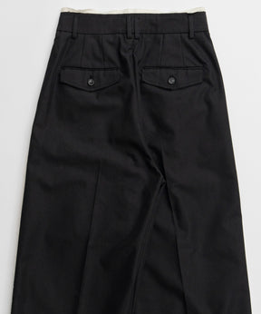 【26AUTUMN PRE-ORDER】Wide Straight Chino Pants