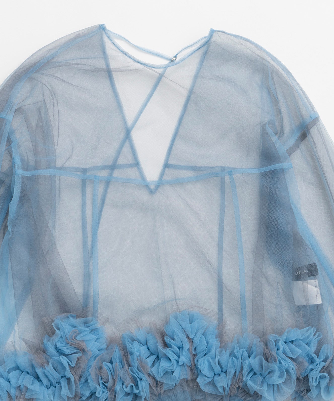 2way Flower Hem Tulle Top