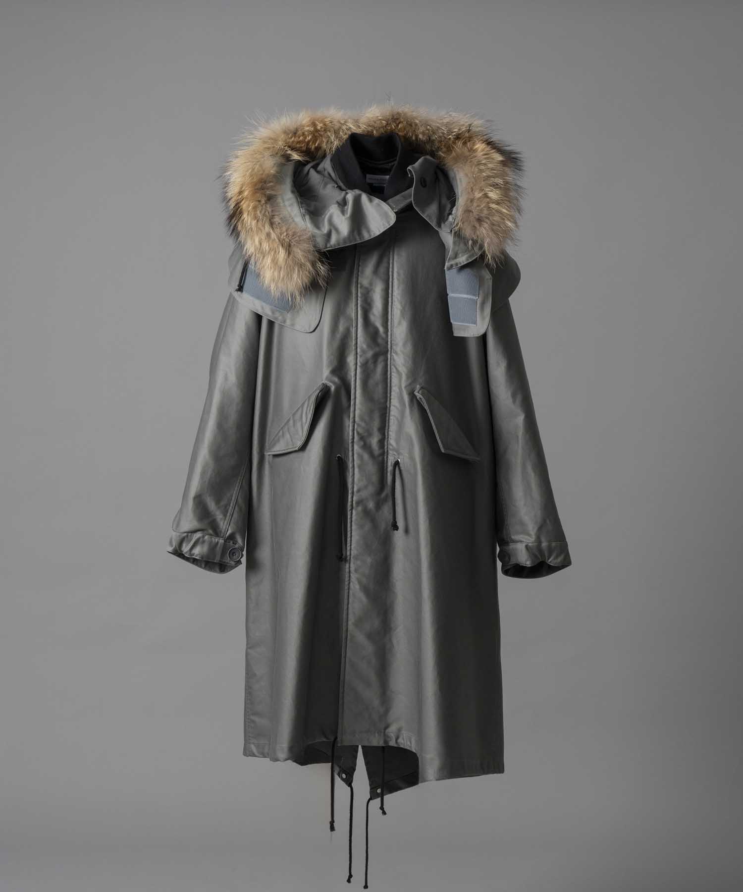 [24AW Pre-Order] SUPER140S Prime-Over Melton Balmachan Coat (Copy)