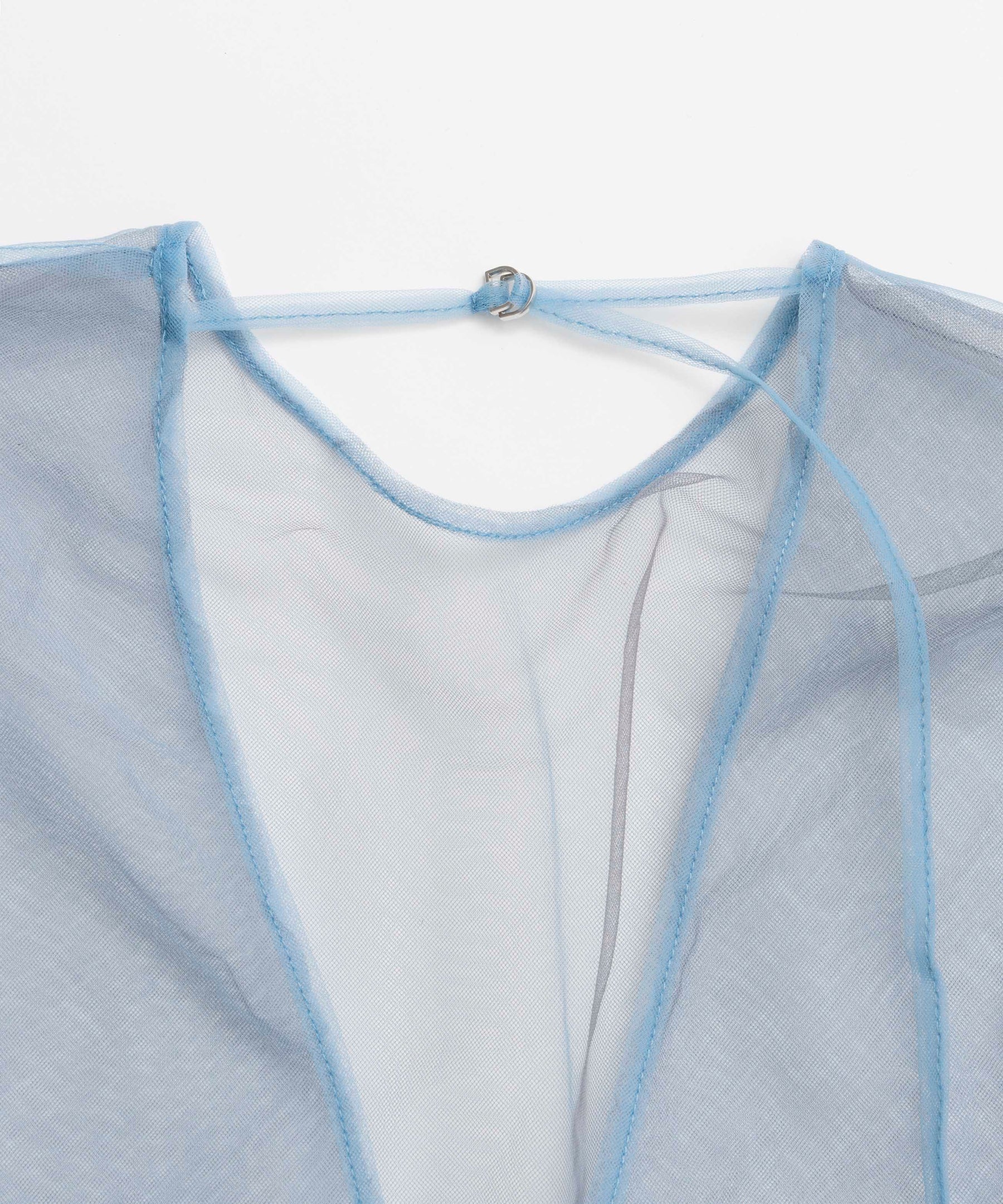 【SALE】2way Flower Hem Tulle Top