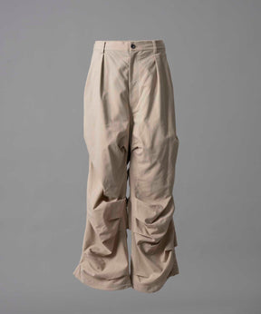 【24AW PRE-ORDER】Prime-Wide Random Tucks Parachute Pants