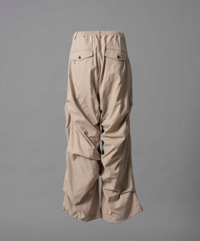 【24AW PRE-ORDER】Prime-Wide Random Tucks Parachute Pants