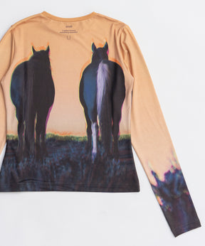 【2026Horse Collection】Twin Horse Skin Top