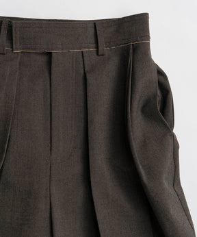 【26WINTER PRE-ORDER】Wide Tuck Pants