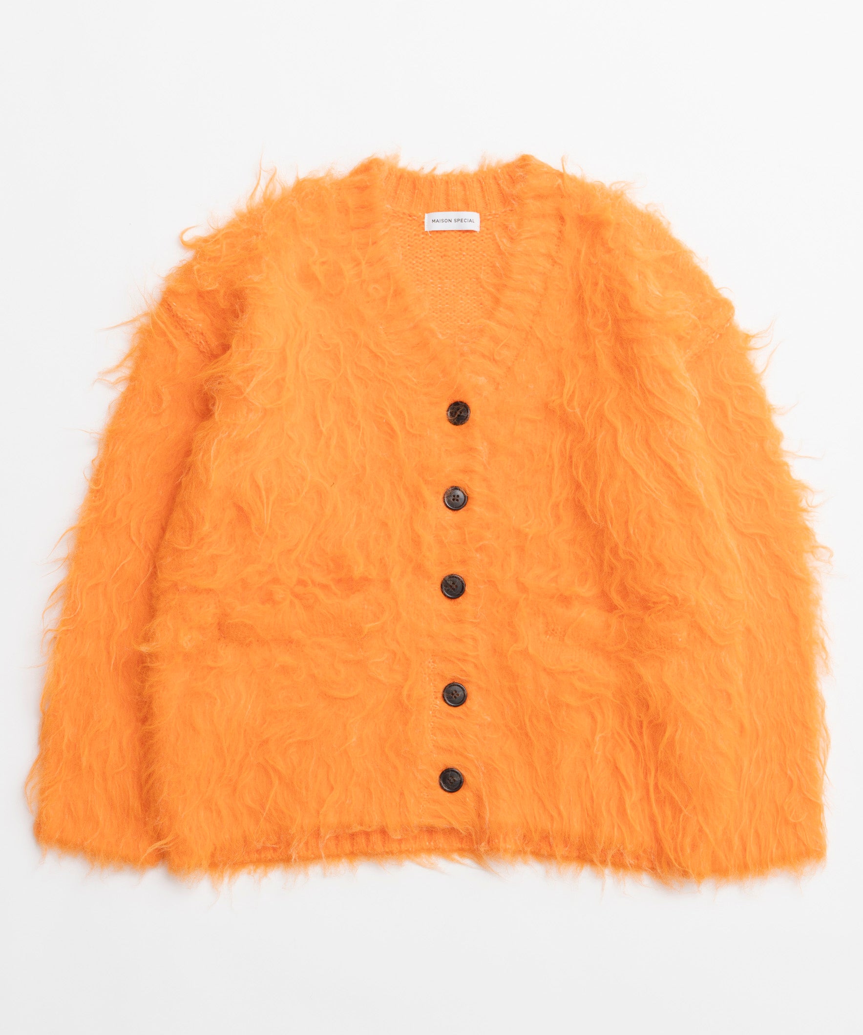 MAISON SPECIAL 厚手　シャギーフリンジ　カーディガン　アウター SALE】Shaggy Fringe Hand Cardigan