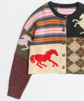 【2026Horse Collection】Horse Knit Cardigan