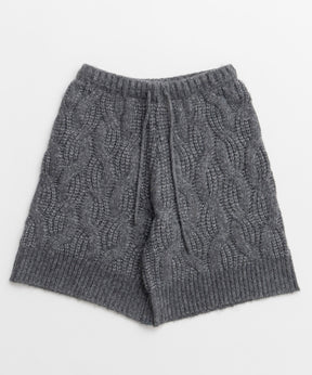 [25WINTER PRE-ORDER] Cable Knit Shorts